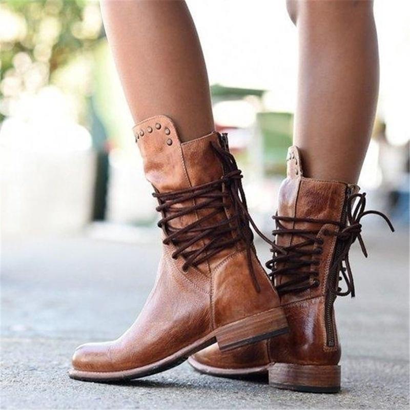 Laura | Vintage Look Boots