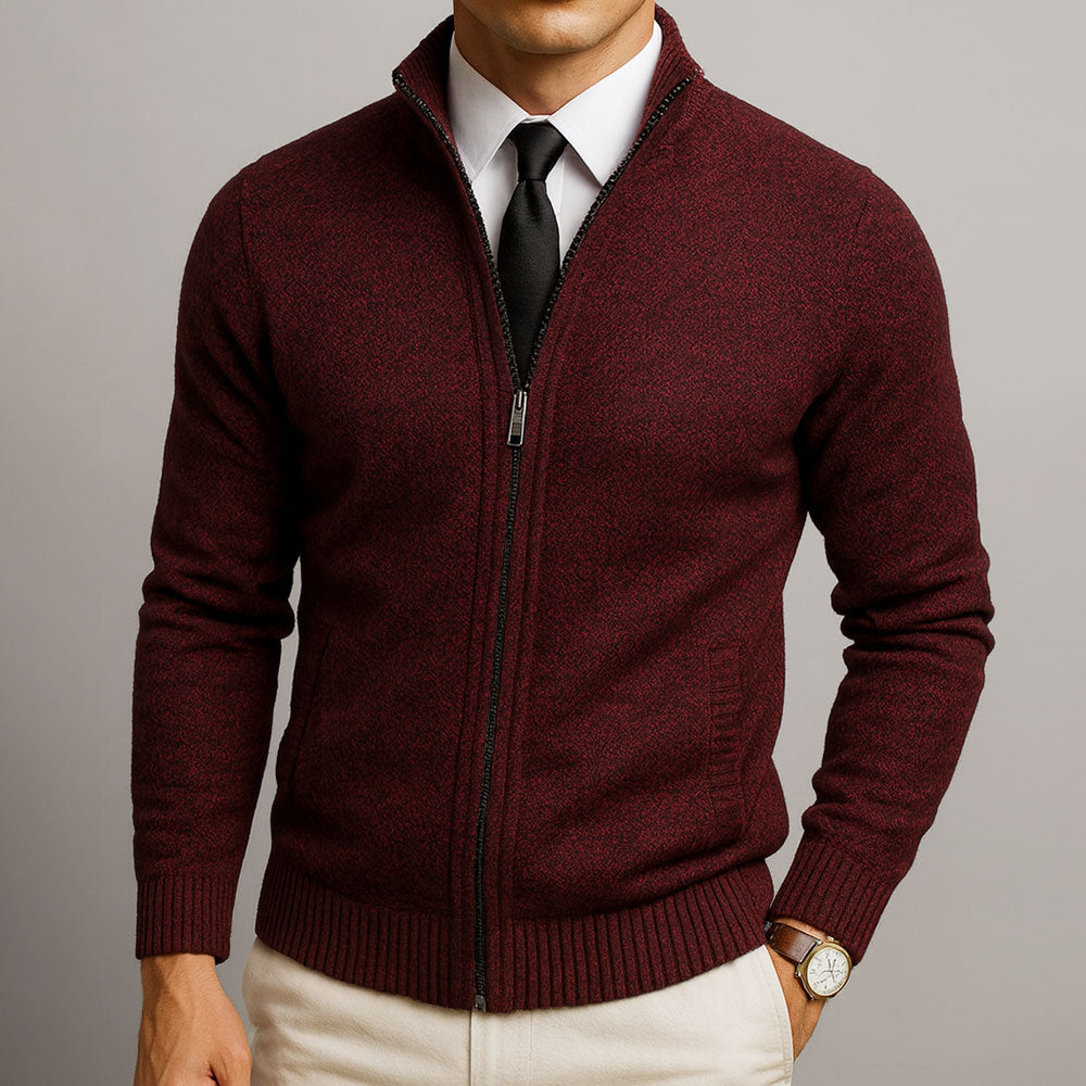Martin™ | Zip-Through Knit Cardigan