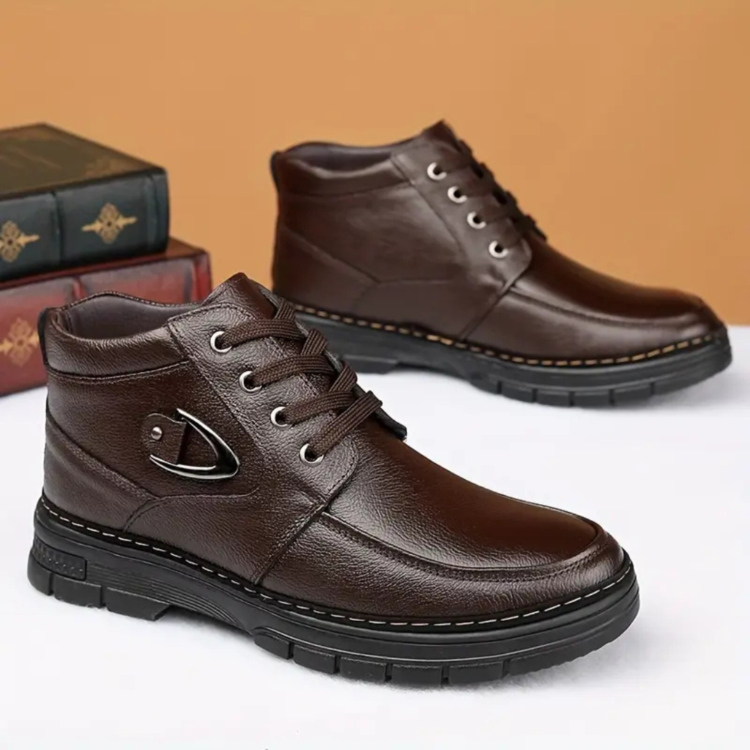 Amelia | Fleece Lined Leather Boots