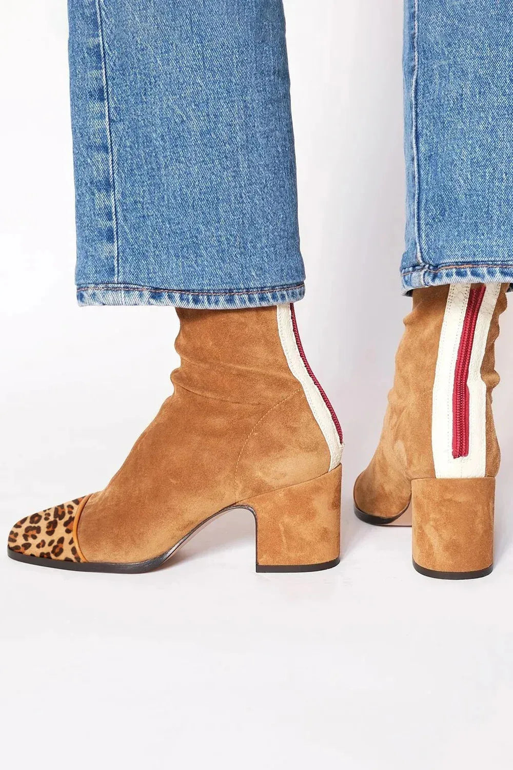 Jet | Square toe heeled boots