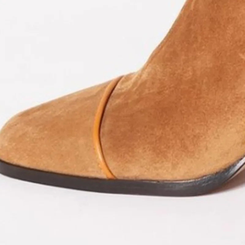 Jet | Square toe heeled boots