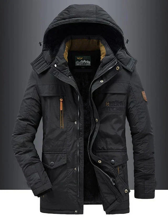 Adrian | Fleece-Lined Winter Jacket