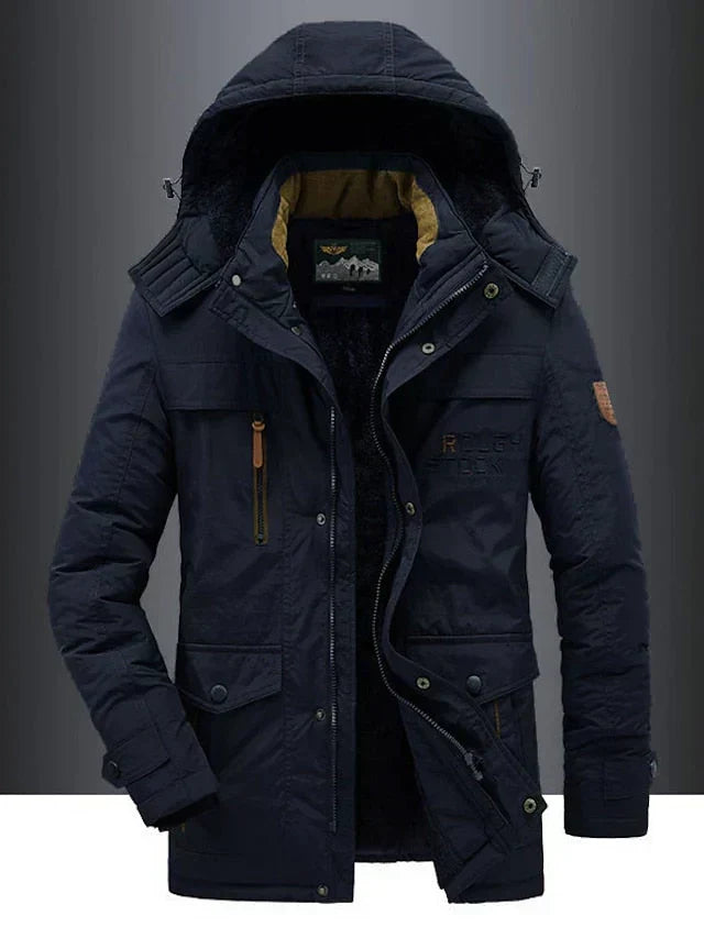 Adrian | Fleece-Lined Winter Jacket
