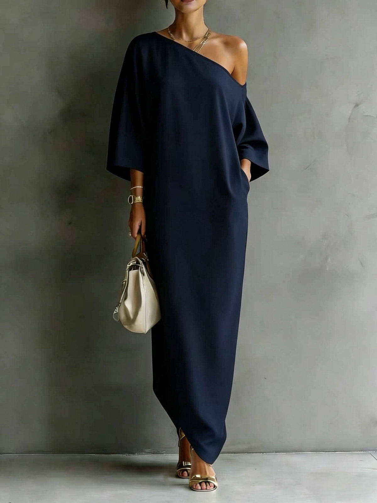 Pippa | Chic One-Shoulder Maxi Dress
